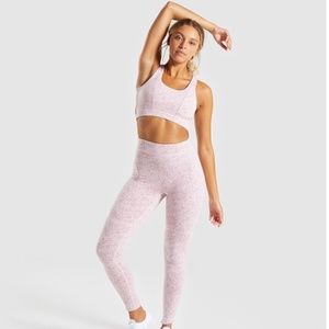 Gymshark Pink Fleur Set